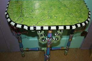 Hand-Painted Table by Dena Lynn