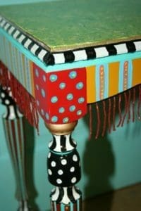 Hand-Painted Table by Dena Lynn