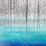 Original Art on Reclaimed Canvas by Dena Lynn