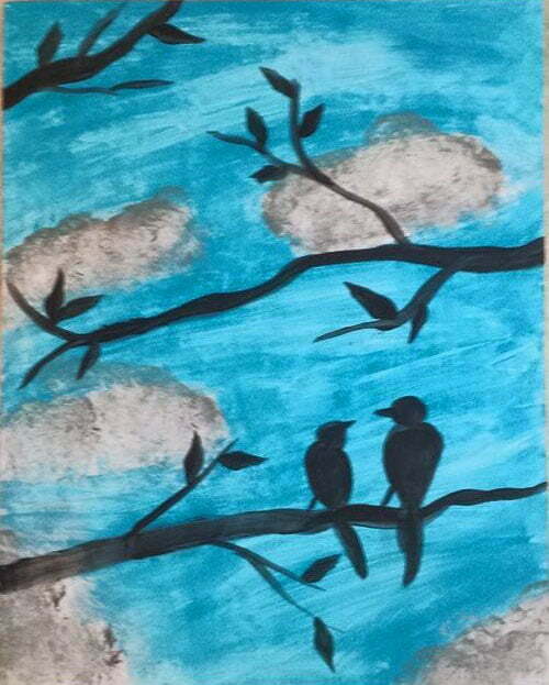 "Lovebird Silhouette" by Dena Lynn