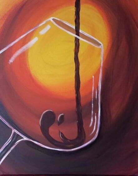 "Wine Splash" by Dena Lynn