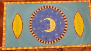 Hand-Painted Kitchen Cabinet by Dena Lynn