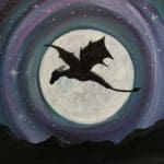 "DragonFlight" - Painting by Dena Lynn